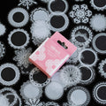 50 pcs/pack White lace transparent Cute Boxed Kawaii Decoration Stickers Planner Scrapbooking Stationery Japanese Diary Stickers