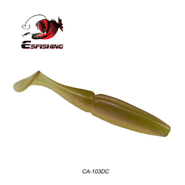 ESFISHING Quality Lures Easy Shiner Shad 100mm 125mm 155mm 200mm Pesca Fishing Soft Lures Silicone Bait Wobblers Leurre Souple