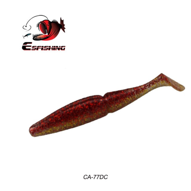 ESFISHING Quality Lures Easy Shiner Shad 100mm 125mm 155mm 200mm Pesca Fishing Soft Lures Silicone Bait Wobblers Leurre Souple