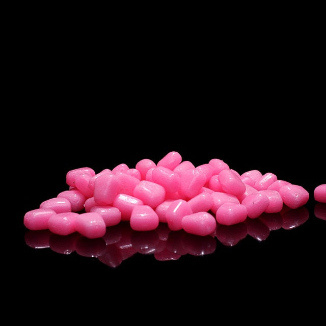 High Quality 100Pcs/Lot Fishing Corn Floating Boilies Flavoured Soft Lure Grass Carp Bait Silicone Soft Plastic Bait Artificial