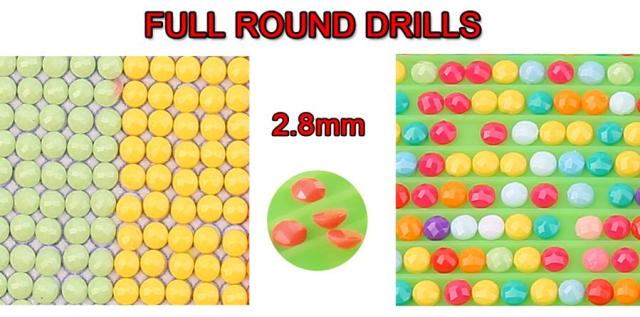 Wholesale DMC 447 Colors Full Round/square Drill Diamond Rhinestone,Diamond Painting sale Full Stone crystal Beads Accessory