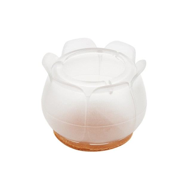 12Pcs Chair Leg Caps Assorted Round Square Rectangle Silicone Floor Protector Furniture Table Feet Covers