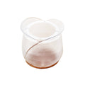 12Pcs Chair Leg Caps Assorted Round Square Rectangle Silicone Floor Protector Furniture Table Feet Covers