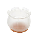 12Pcs Chair Leg Caps Assorted Round Square Rectangle Silicone Floor Protector Furniture Table Feet Covers