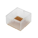 12Pcs Chair Leg Caps Assorted Round Square Rectangle Silicone Floor Protector Furniture Table Feet Covers