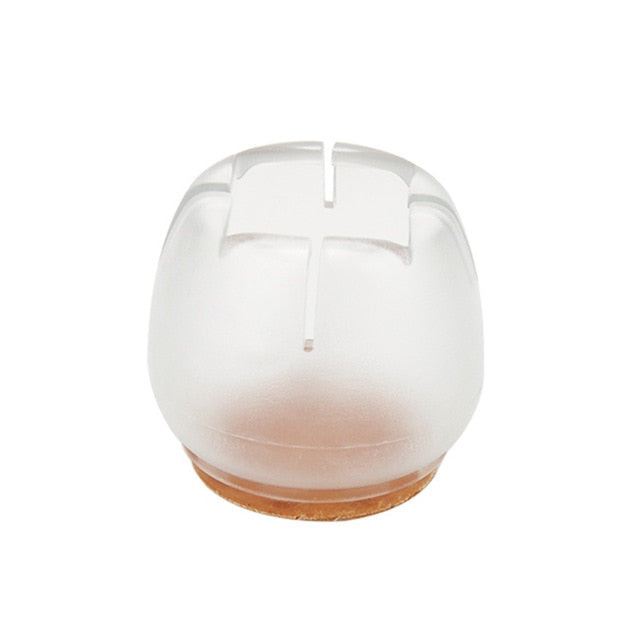12Pcs Chair Leg Caps Assorted Round Square Rectangle Silicone Floor Protector Furniture Table Feet Covers
