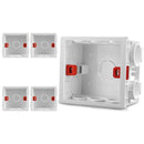 Adjustable 86 Switch socket Box,Mount Back Box Plasterboad 50mm Depth Wall Switch Wall Socket Mounting Cassette BOX Screw Set