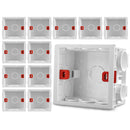 Adjustable 86 Switch socket Box,Mount Back Box Plasterboad 50mm Depth Wall Switch Wall Socket Mounting Cassette BOX Screw Set