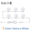 3 Modes Colors Makeup Mirror Light Led Touch Dimming Vanity Dressing Table Lamp Bulb USB 12V Hollywood Make Up Mirror Wall Lamp