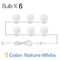 3 Modes Colors Makeup Mirror Light Led Touch Dimming Vanity Dressing Table Lamp Bulb USB 12V Hollywood Make Up Mirror Wall Lamp