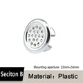 1Pcs Sink Hole Round Overflow Cover Ceramic Pots Plastic/Copper Insert Chrome Basin Sink overflow cover