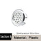 1Pcs Sink Hole Round Overflow Cover Ceramic Pots Plastic/Copper Insert Chrome Basin Sink overflow cover