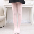 YWHUANSEN Summer Spring Candy Color Kids Pantyhose Ballet Dance Tights for Girls Stocking Children Velvet Solid White Pantyhose