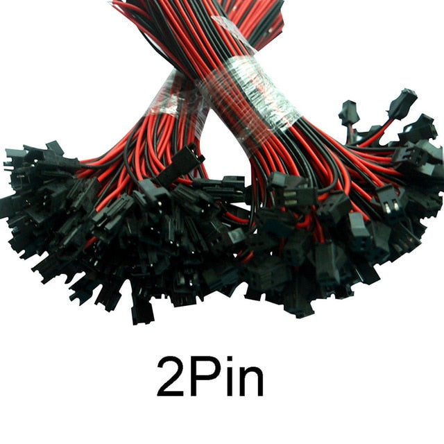5pair~100pairs 3pin 4pin 5pin 6pin JST LED Connectors,Male And Female Connector for 3528 5050 RGB RGBW RGBWW LED Strip light