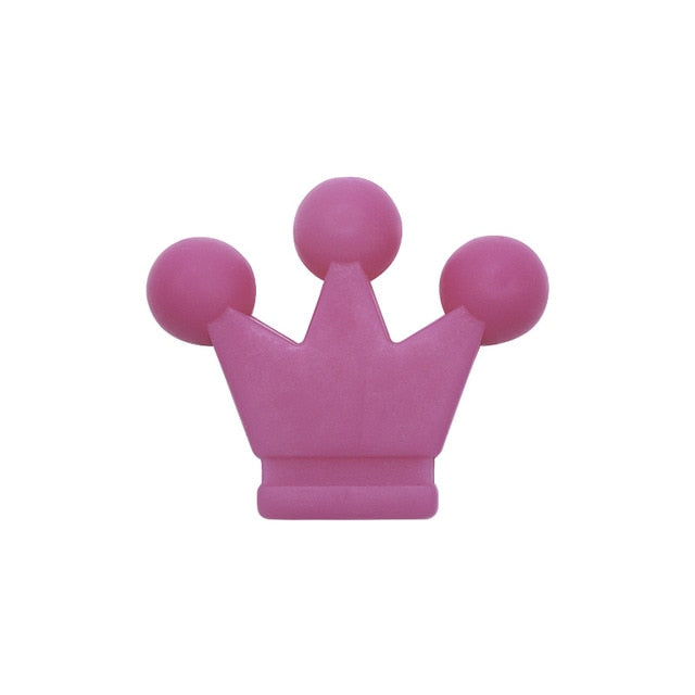 Crown Silicone Beads Baby Teething Toy