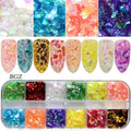 Nail Art Glitter Mermaid / Butterfly Flakes
