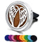 Car Air Freshener Car Perfume Diffuser Clip Car Air Auto Vent Freshener Essential Oil Perfume Locket (Free 10pc pad)  C001