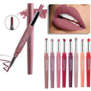 Makeup 20 color matte lipstick lip liner long lasting waterproof lipstick professional precise sketch lip liner lipstick set