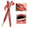 Makeup 20 color matte lipstick lip liner long lasting waterproof lipstick professional precise sketch lip liner lipstick set
