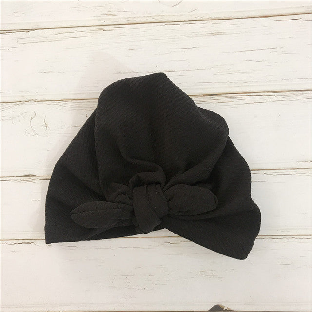 2019 Fashion Baby Hats Rabbit Ears Infant Children Baby Girls Boho Hat Beanie Scarf Turban Head Wrap Cap headscarf