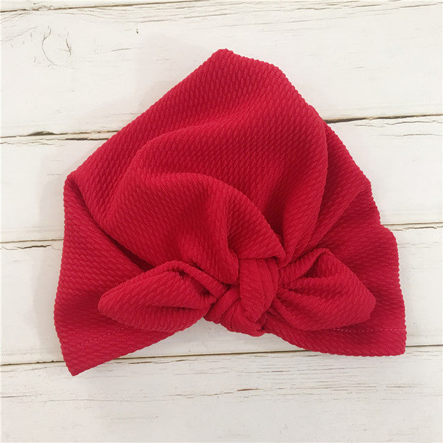 2019 Fashion Baby Hats Rabbit Ears Infant Children Baby Girls Boho Hat Beanie Scarf Turban Head Wrap Cap headscarf