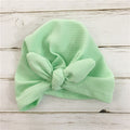 2019 Fashion Baby Hats Rabbit Ears Infant Children Baby Girls Boho Hat Beanie Scarf Turban Head Wrap Cap headscarf