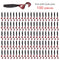 100 Pcs/lot Fishing Lures 40mm 0.4g Wobblers Carp Fishing Soft Bait Swimbait Tail Grub Lures Silicone Artificial Fishing Tackle