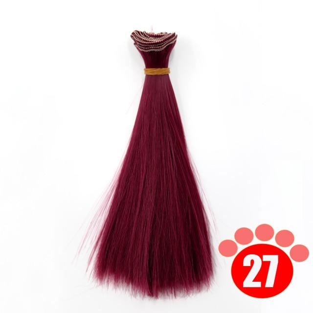 Msiredoll bjd wig 15*100CM or 20*100CM or 25*100CM doll hair for 1/3 1/4 1/6  straight hair doll hair bjd wig diy Free shipping