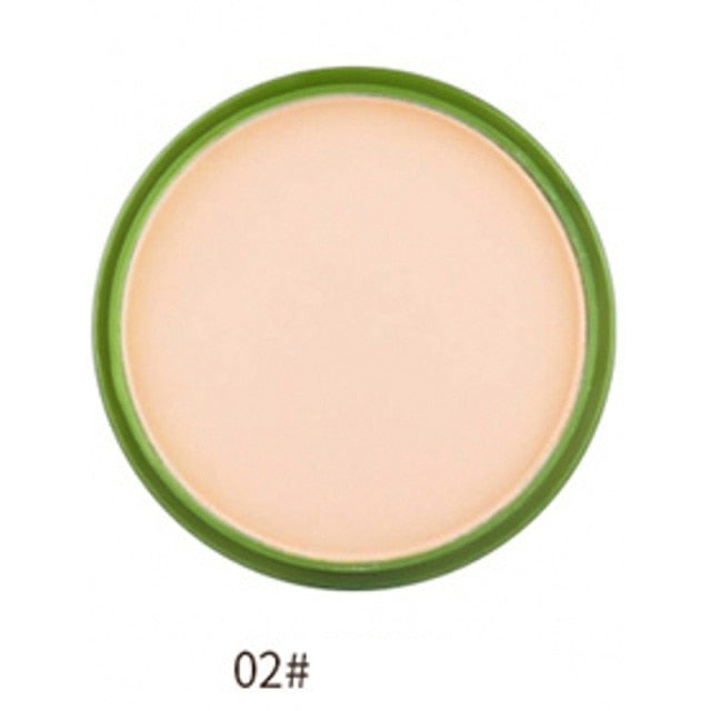 Waterproof  99% Aloe Vera Moisturizer Face Powder Smoothing Pressed Powder Breathable Makeup Concealer Brighten Foundation
