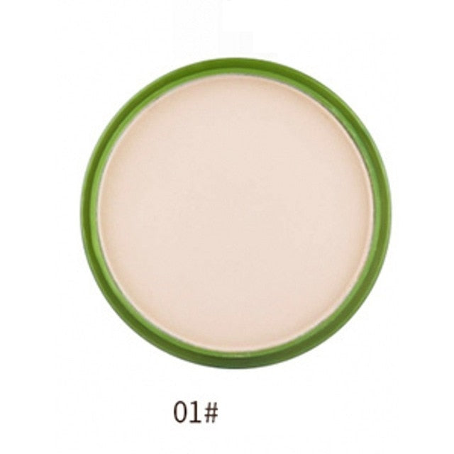 Waterproof  99% Aloe Vera Moisturizer Face Powder Smoothing Pressed Powder Breathable Makeup Concealer Brighten Foundation