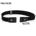 Buckle-Free Belt For Jean Pants,Dresses,No Buckle Stretch Elastic Waist Belt For Women/Men,No Bulge,No Hassle Waist Belt