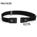Buckle-Free Belt For Jean Pants,Dresses,No Buckle Stretch Elastic Waist Belt For Women/Men,No Bulge,No Hassle Waist Belt
