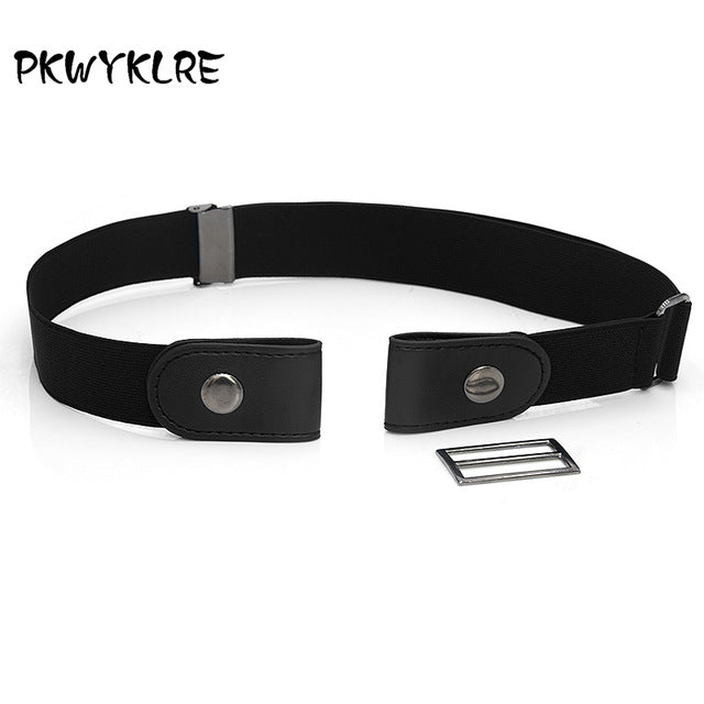 Buckle-Free Belt For Jean Pants,Dresses,No Buckle Stretch Elastic Waist Belt For Women/Men,No Bulge,No Hassle Waist Belt