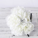 peony artificial artificial silk flowers for home decoration wedding bouquet for bride high quality fake flower faux living room