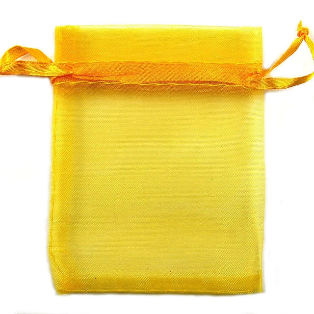 50Pcs Organza Bag Jewelry Packaging Gift Candy Wedding Party Goodie Packing Favors Pouches Drawable Bags Present Sweets Pouches