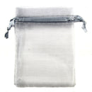 50Pcs Organza Bag Jewelry Packaging Gift Candy Wedding Party Goodie Packing Favors Pouches Drawable Bags Present Sweets Pouches
