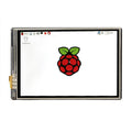 New 3.5 inch TFT LCD Display Touch Screen + ABS Case + Heat sink For Raspberry Pi 4B 3B+ 3B