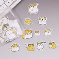 40 PCS Creative Little Dragon Green Paper Sticker Decoration DIY Ablum Diary Scrapbooking Label Sticker Cute Stationery TZ100