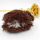 900pcs/lot Random Mixed Double Heads DIY Artificial Mini Pearl Flower Stamen Pistil 1mm Floral Stamen For Wedding Decoration DIY