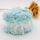 900pcs/lot Random Mixed Double Heads DIY Artificial Mini Pearl Flower Stamen Pistil 1mm Floral Stamen For Wedding Decoration DIY