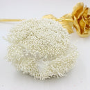 900pcs/lot Random Mixed Double Heads DIY Artificial Mini Pearl Flower Stamen Pistil 1mm Floral Stamen For Wedding Decoration DIY