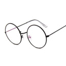 Vintage Round Glasses Clear Lens Fashion Gold Round Metal Frame Glasses Optical Men Women Eyeglass Frame Fake Glasses