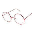 Vintage Round Glasses Clear Lens Fashion Gold Round Metal Frame Glasses Optical Men Women Eyeglass Frame Fake Glasses