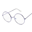 Vintage Round Glasses Clear Lens Fashion Gold Round Metal Frame Glasses Optical Men Women Eyeglass Frame Fake Glasses