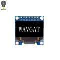 0.96 inch OLED IIC Serial White Display Module 128X64 I2C SSD1306 12864 LCD Screen Board GND VCC SCL SDA 0.96" for Arduino Black