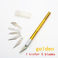 Carving knife or 5PC Blades Wood Carving Tools Fruit Craft Sculpture Engraving utility Knife  DIY Cutting stationery Tool
