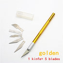 Carving knife or 5PC Blades Wood Carving Tools Fruit Craft Sculpture Engraving utility Knife  DIY Cutting stationery Tool