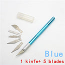 Carving knife or 5PC Blades Wood Carving Tools Fruit Craft Sculpture Engraving utility Knife  DIY Cutting stationery Tool