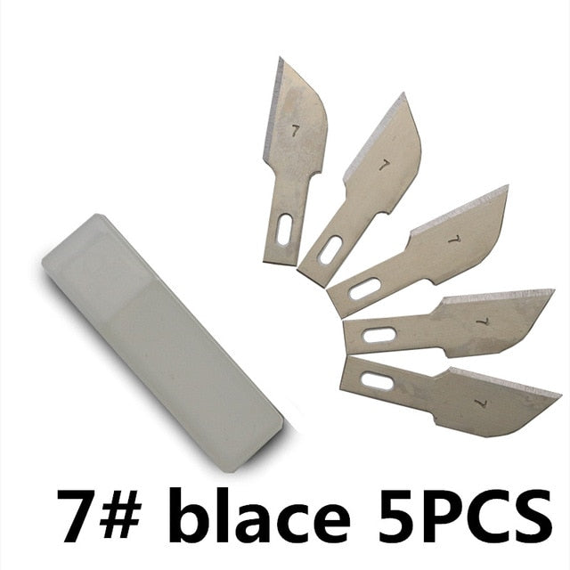 Carving knife or 5PC Blades Wood Carving Tools Fruit Craft Sculpture Engraving utility Knife  DIY Cutting stationery Tool