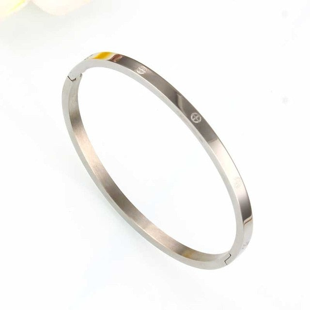XUANHUA Stainless Steel Cuff Bracelets Bangles For Women Fashion Jewelry Charm Jewelry Accessories Bohemian Stylish Classic